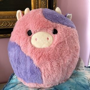 NWT KellyToy Squishmallows Fuzzamallow Patty Cow 🐄 12”
